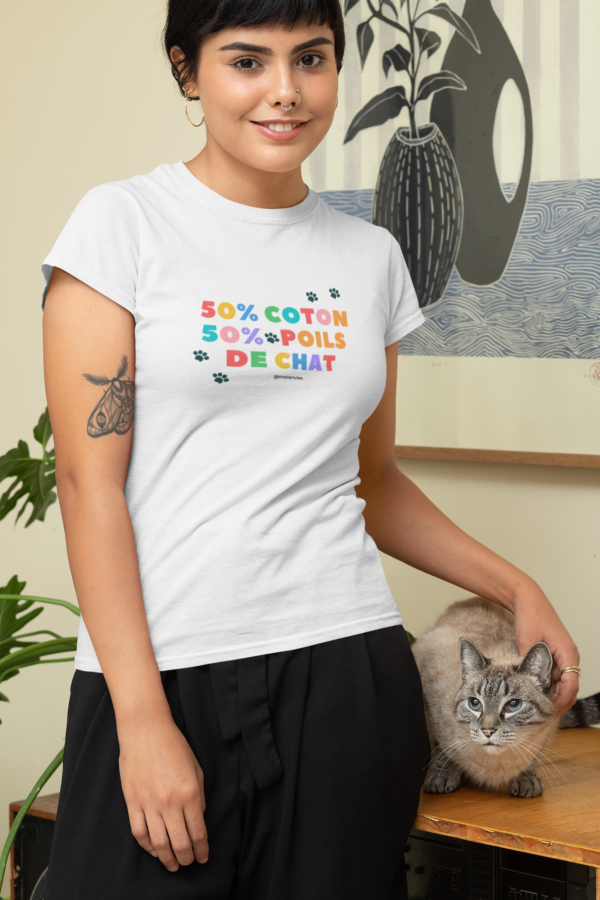 50 % coton, 50 % poils de chat - Image 3