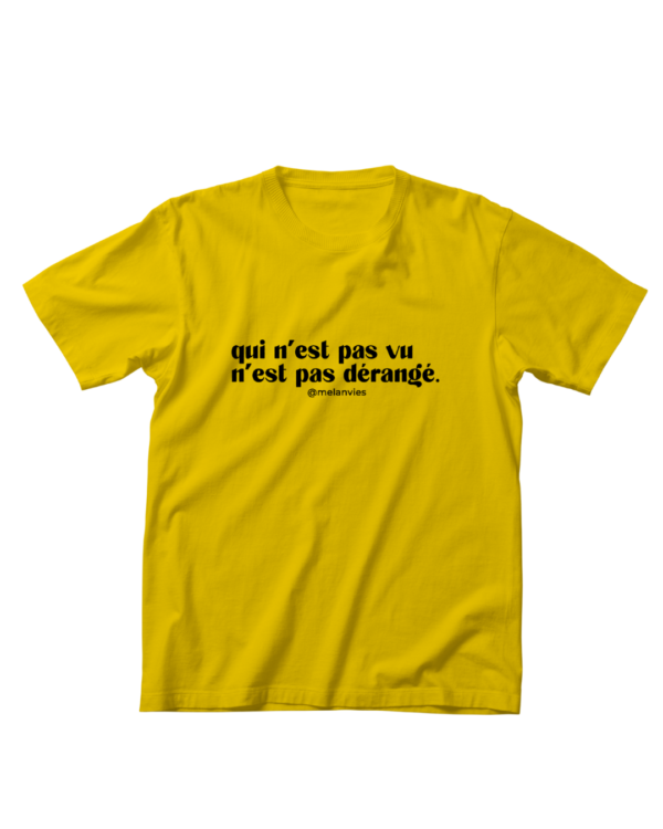 T-shirt "Quem não é visto.." em francês - Image 2