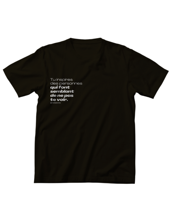 T-shirt “Você inspira pessoas…” em francês - Image 2