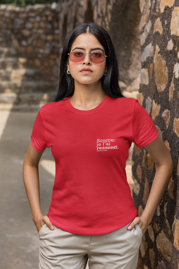 T-shirt Premium "Source : je l’ai senti." - Image 2